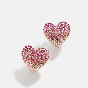 18K Gold Heart Of Gold Kids' Earrings - Heart Burst