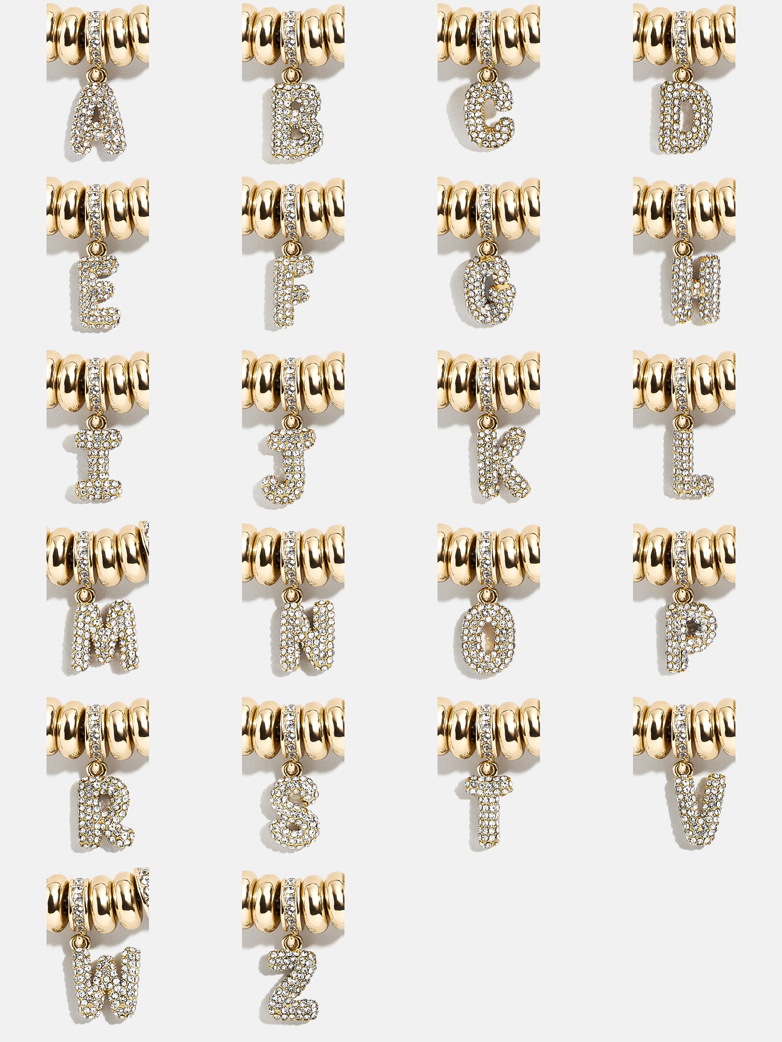 Natisha Initial Pull-Tie Bracelet - Gold/Black - Image 26