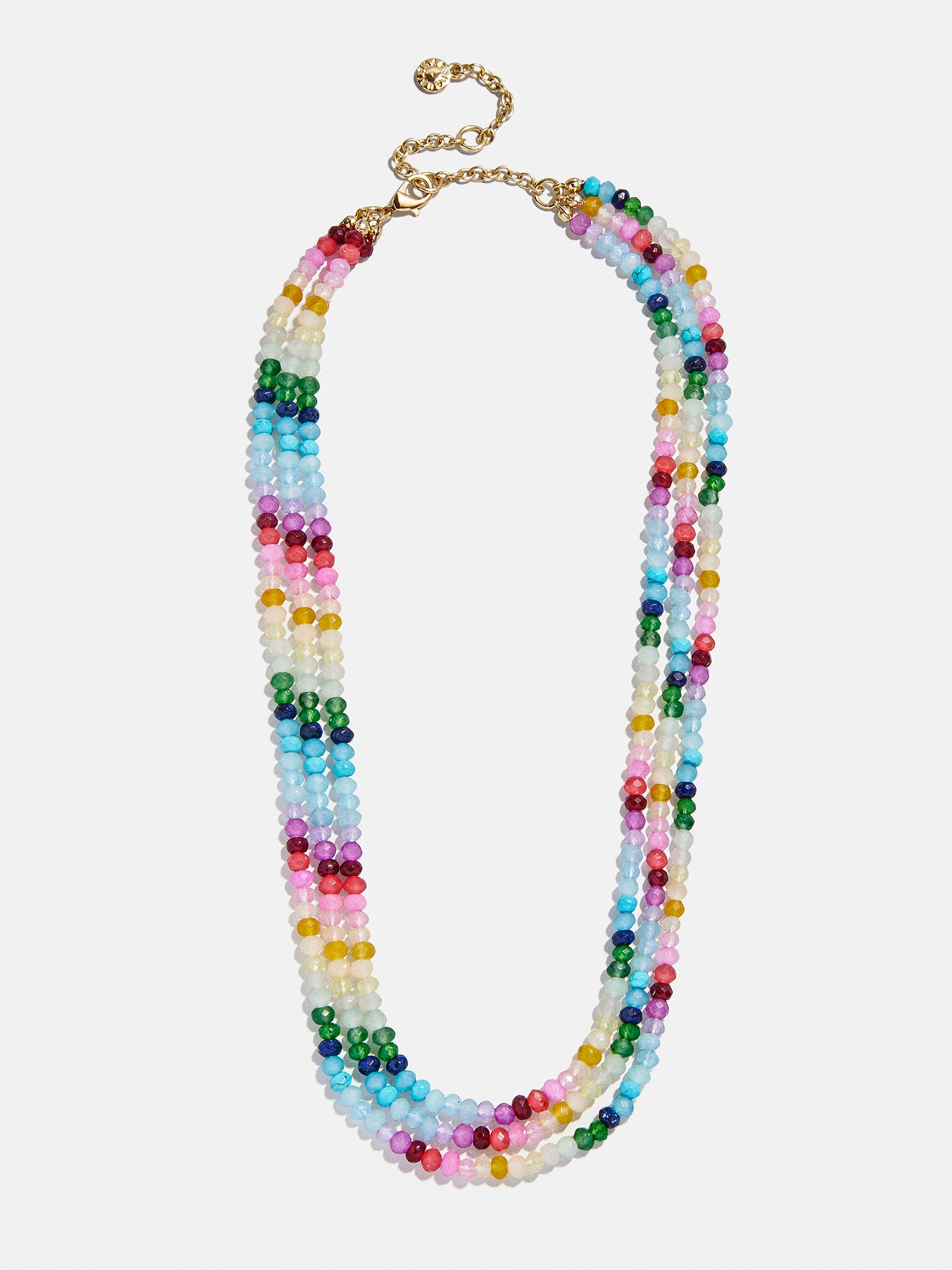 Lena Semi-Precious Layered Necklace - Multi - Image 4