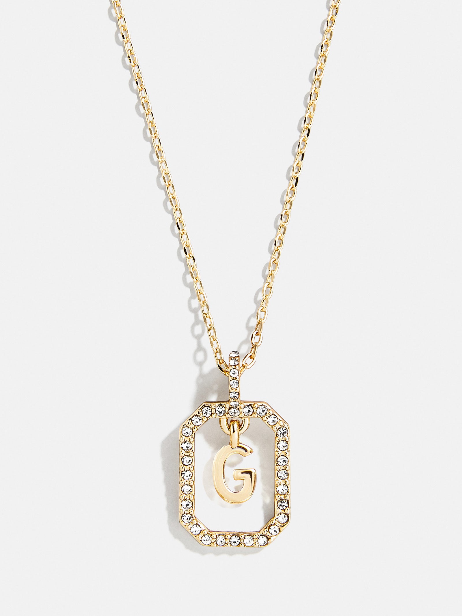Alicia Initial Necklace - Gold/Pav?? - Image 9