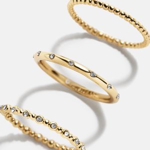 Gabriela Ring Set - Gold/Pav??