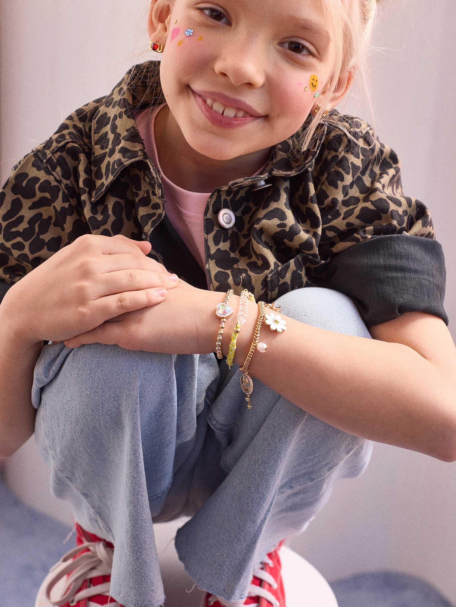 Happy Days Kids' Charm Bracelet - Smiley Face - Image 2