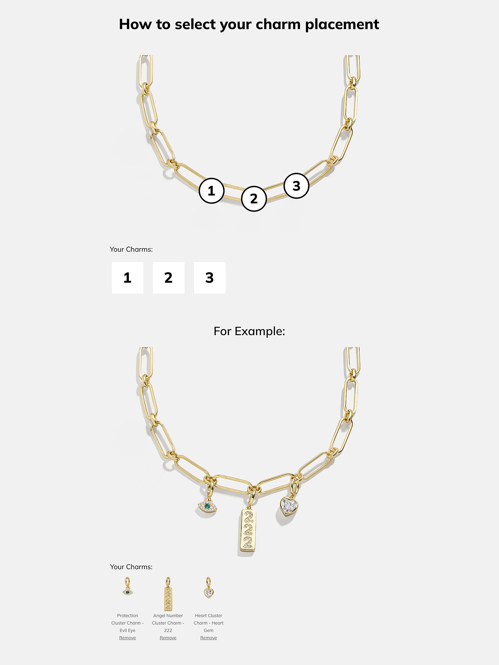 Spaced Custom Charm Necklace - Spaced Charm Necklace - Image 15