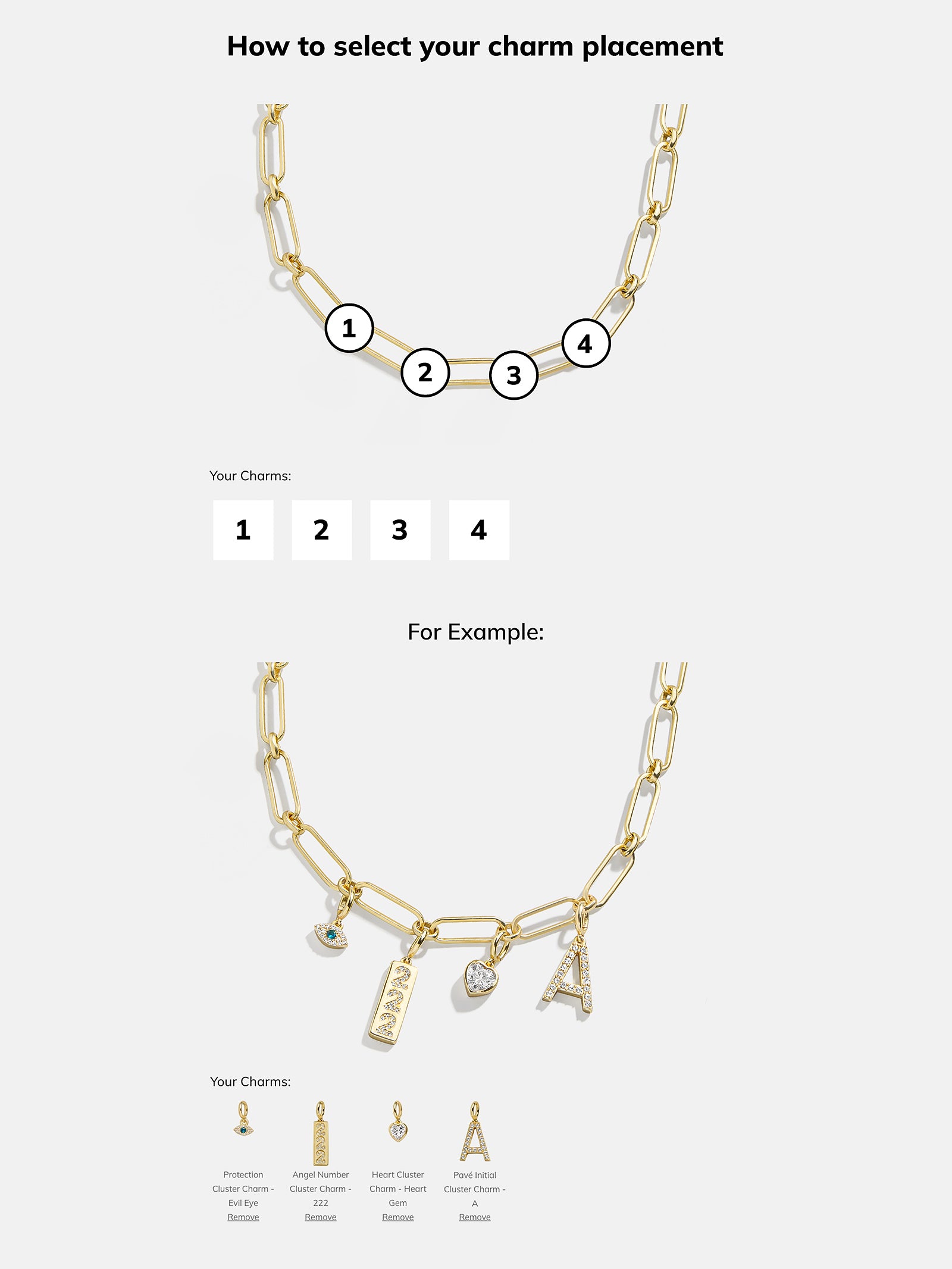 Spaced Custom Charm Necklace - Spaced Charm Necklace - Image 16