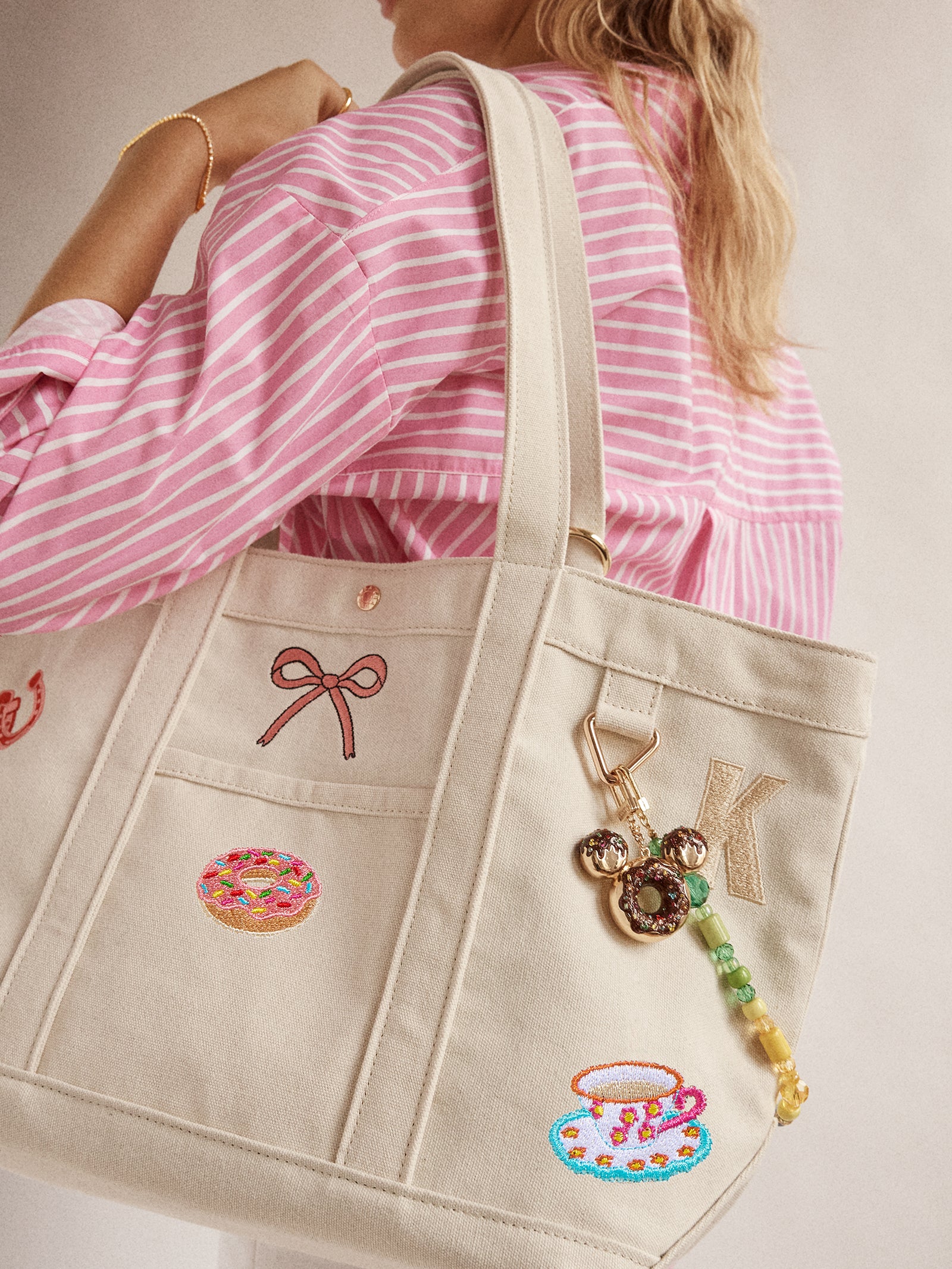 Disney Mickey Mouse Chocolate Donut Bag Charm - Disney Chocolate Donut Bag Charm - Image 2