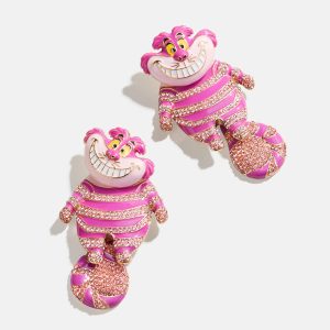 Disney Cheshire Cat Earrings - Pink