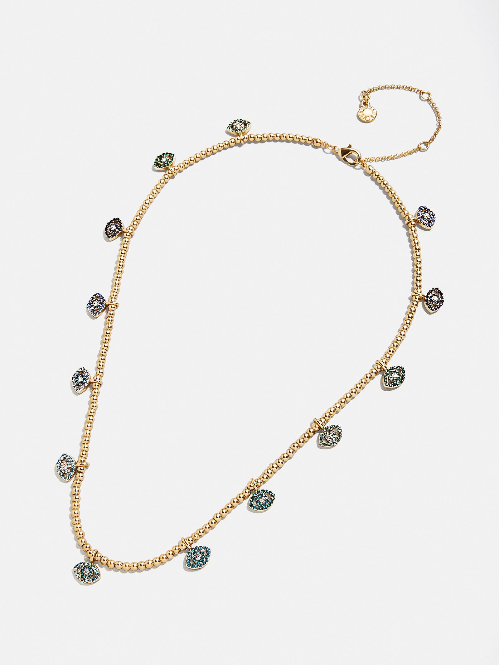 Evil Eye Pisa Necklace - Gold/Blue - Image 4