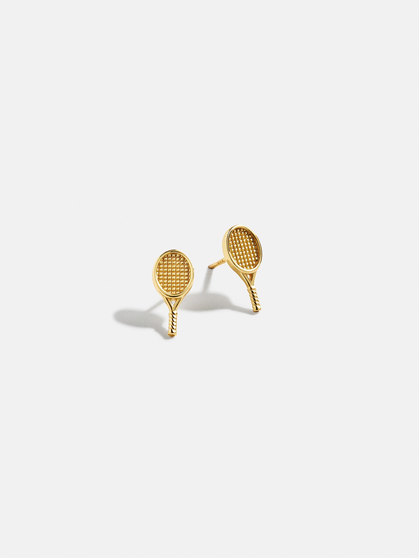 18K Gold Sports Delicate Stud - Tennis