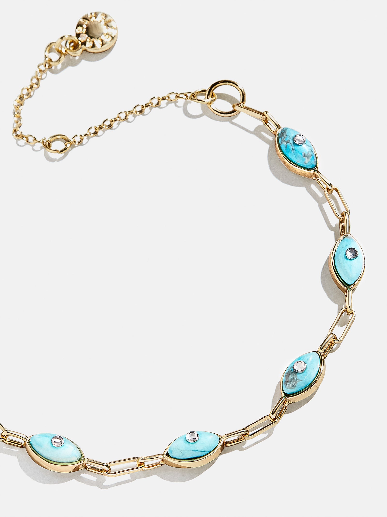 Yara Evil Eye Bracelet - Gold/Blue