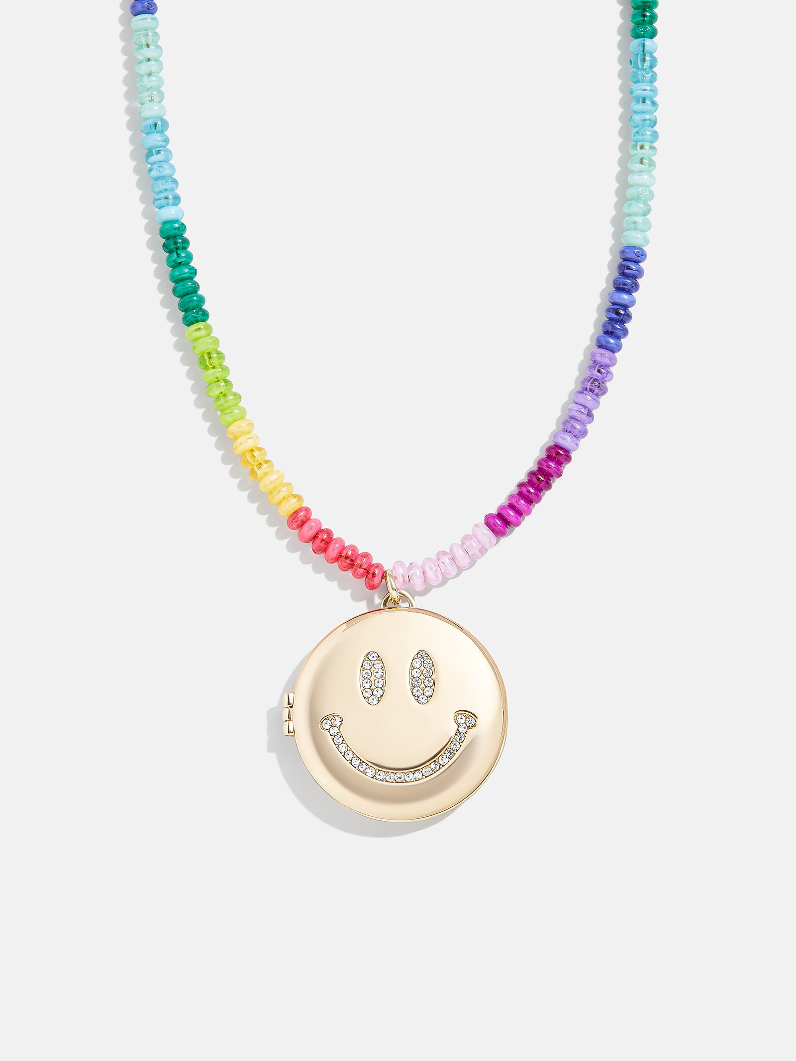 Lil' Smiley Kids' Locket Necklace - Smiley Face - Image 3