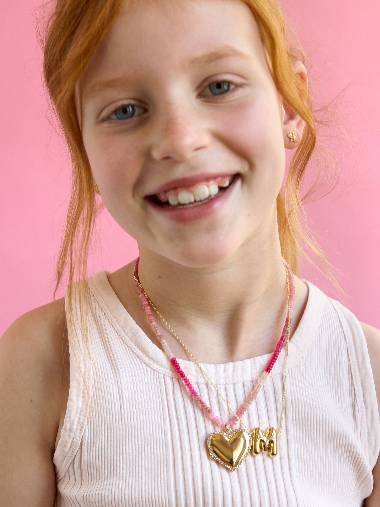 Lil' Sweetheart Kids' Locket Necklace - Heart - Image 2