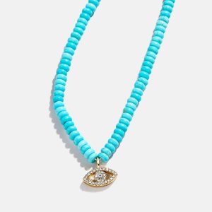 High Energy Semi-Precious Necklace - Evil Eye