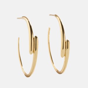 18K Gold Ella Hoop Earrings - Gold
