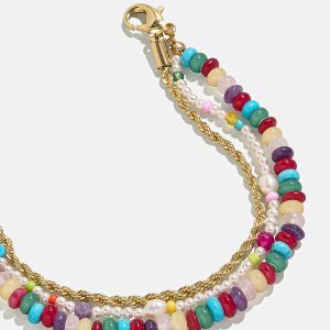 Rowan Semi-Precious Layered Bracelet - Mallorca