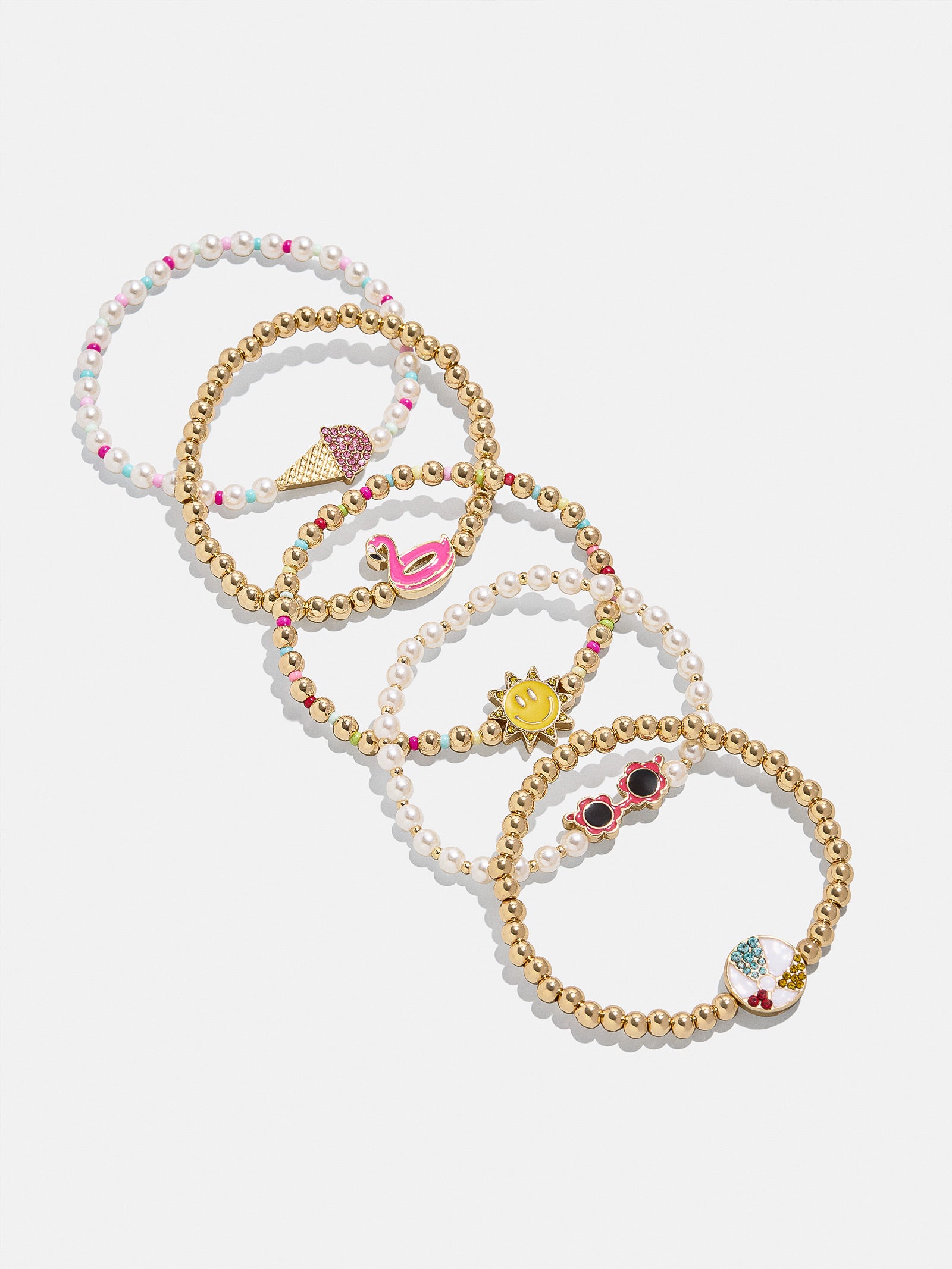 Vacation Mode Kids' Bracelet Set - Sun - Image 3