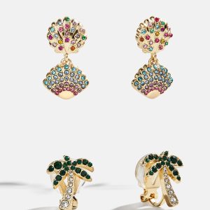 Island Time Kids' Earring Set - Seashell