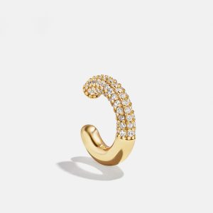 Demi 18K Gold Ear Cuff - Gold/Pav??