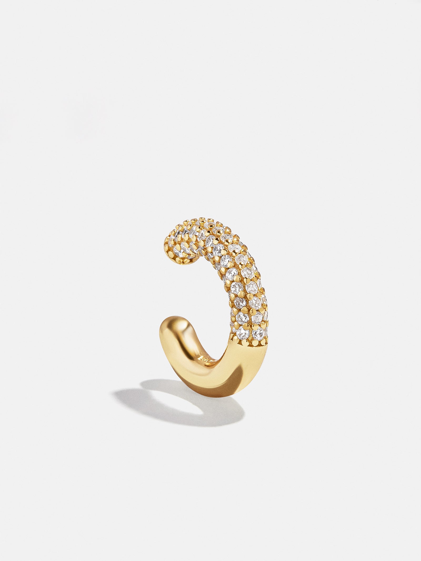 Demi 18K Gold Ear Cuff - Gold/Pav??