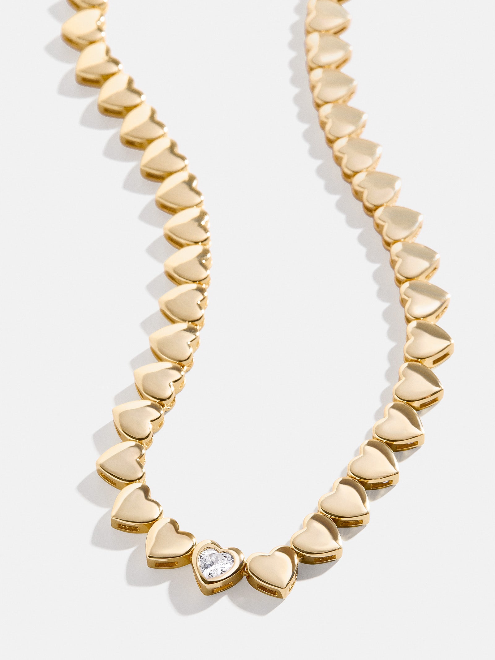18K Gold Daphne Tennis Necklace - Gold/Pav??