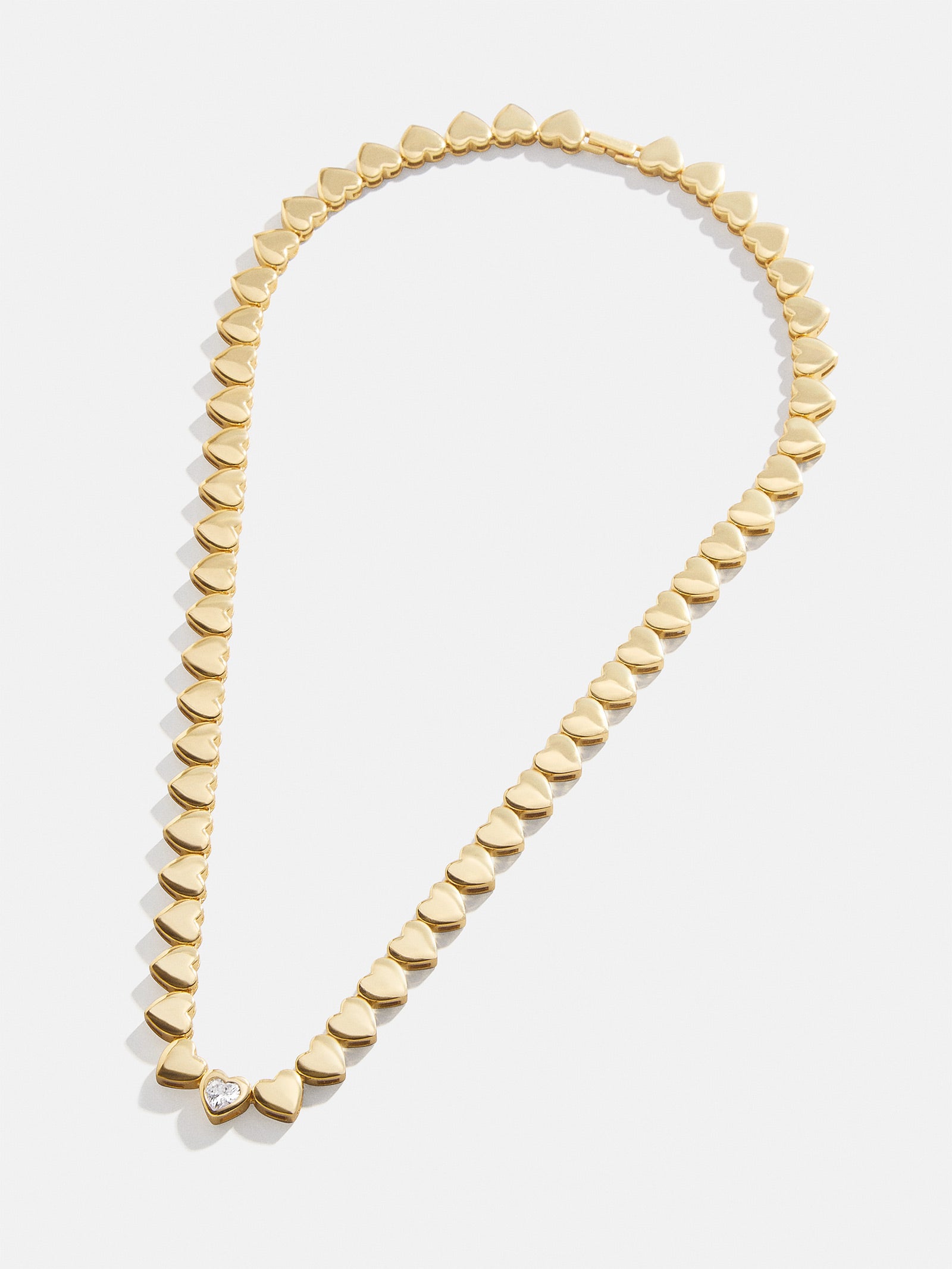 18K Gold Daphne Tennis Necklace - Gold/Pav?? - Image 3