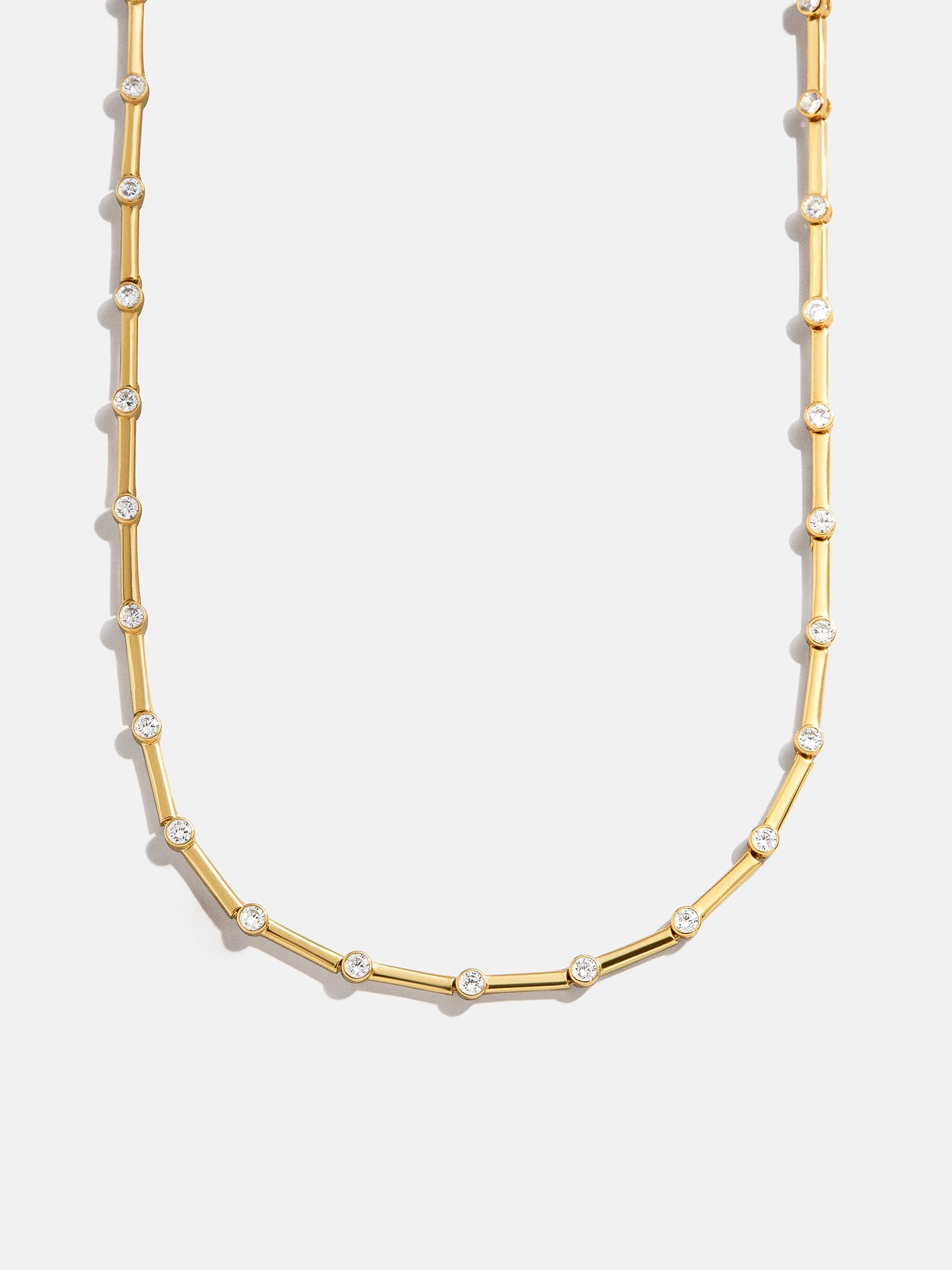 18K Gold Eve Necklace - Gold/Pav??