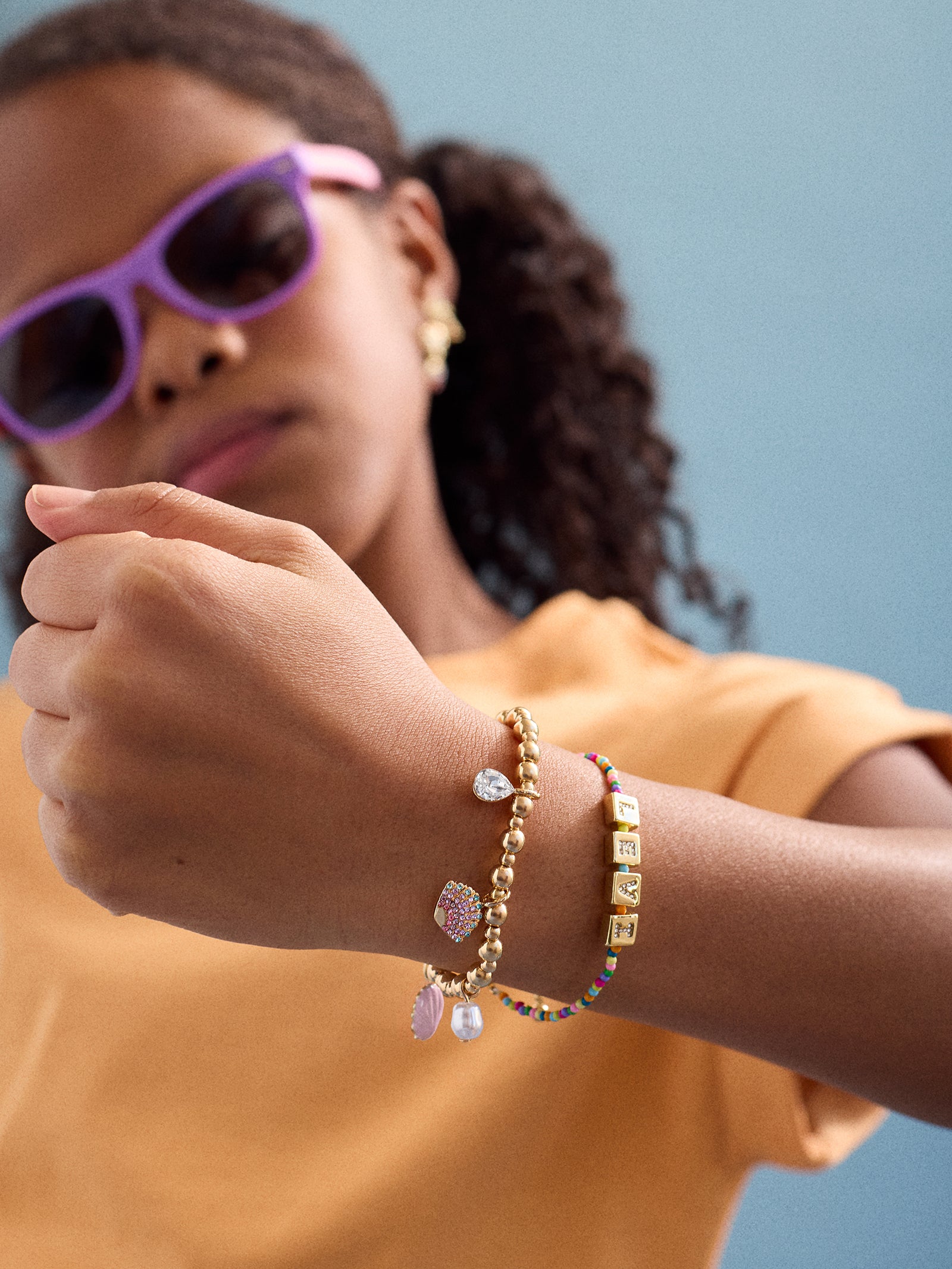 You're Spe-Shell Kids' Charm Bracelet - Seashell - Image 2