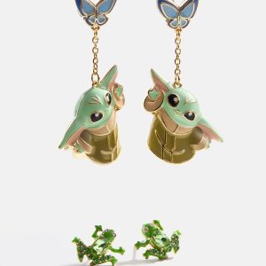 STAR WARS? GROGU? Earring Set - Gold/Green