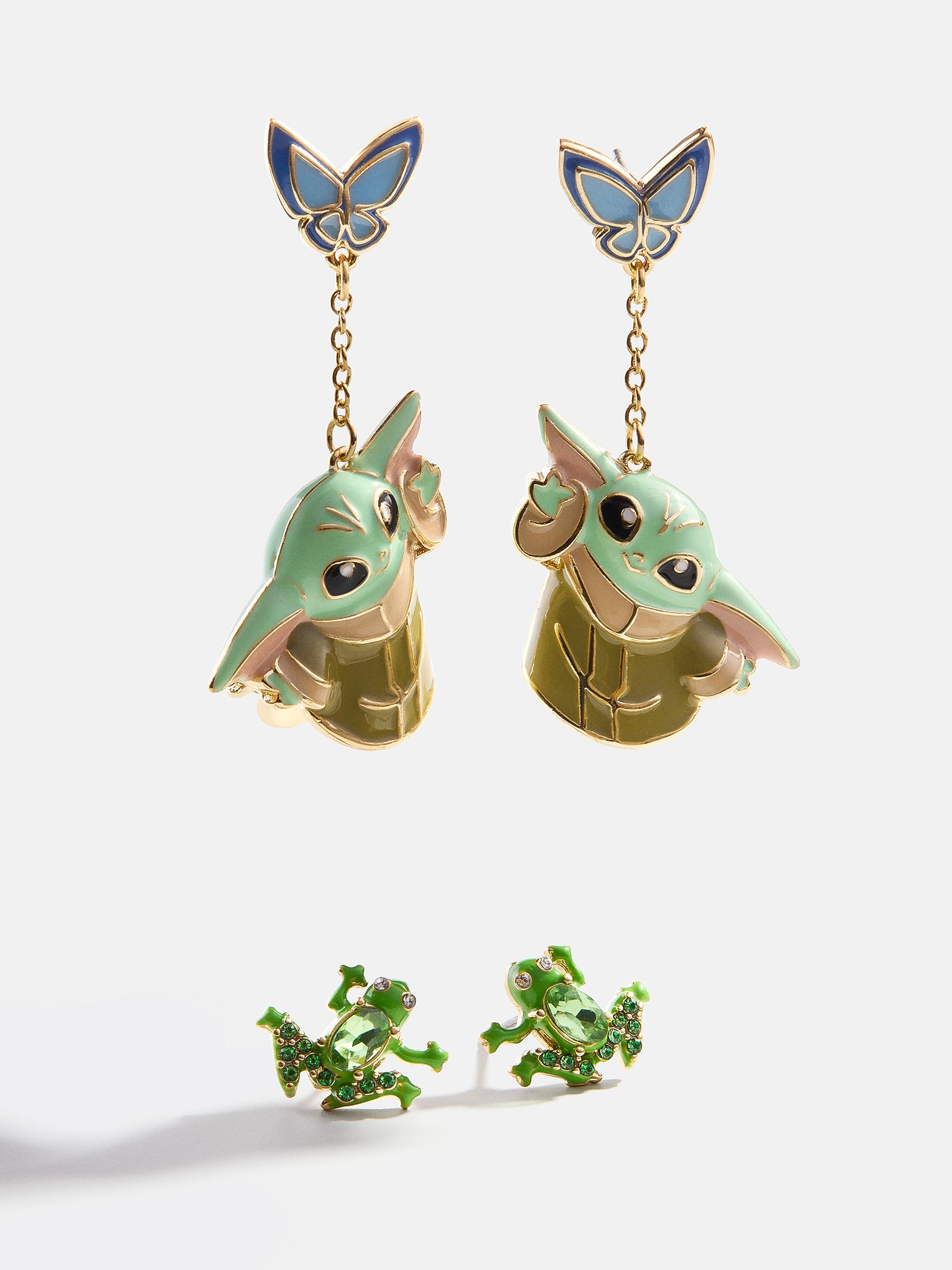 STAR WARS? GROGU? Earring Set - Gold/Green