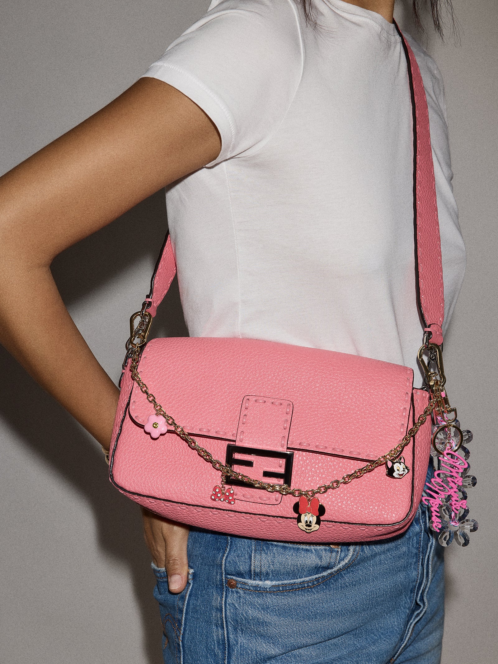 Disney Minnie Mouse Motif Bag Charm - Minnie Mouse - Image 2