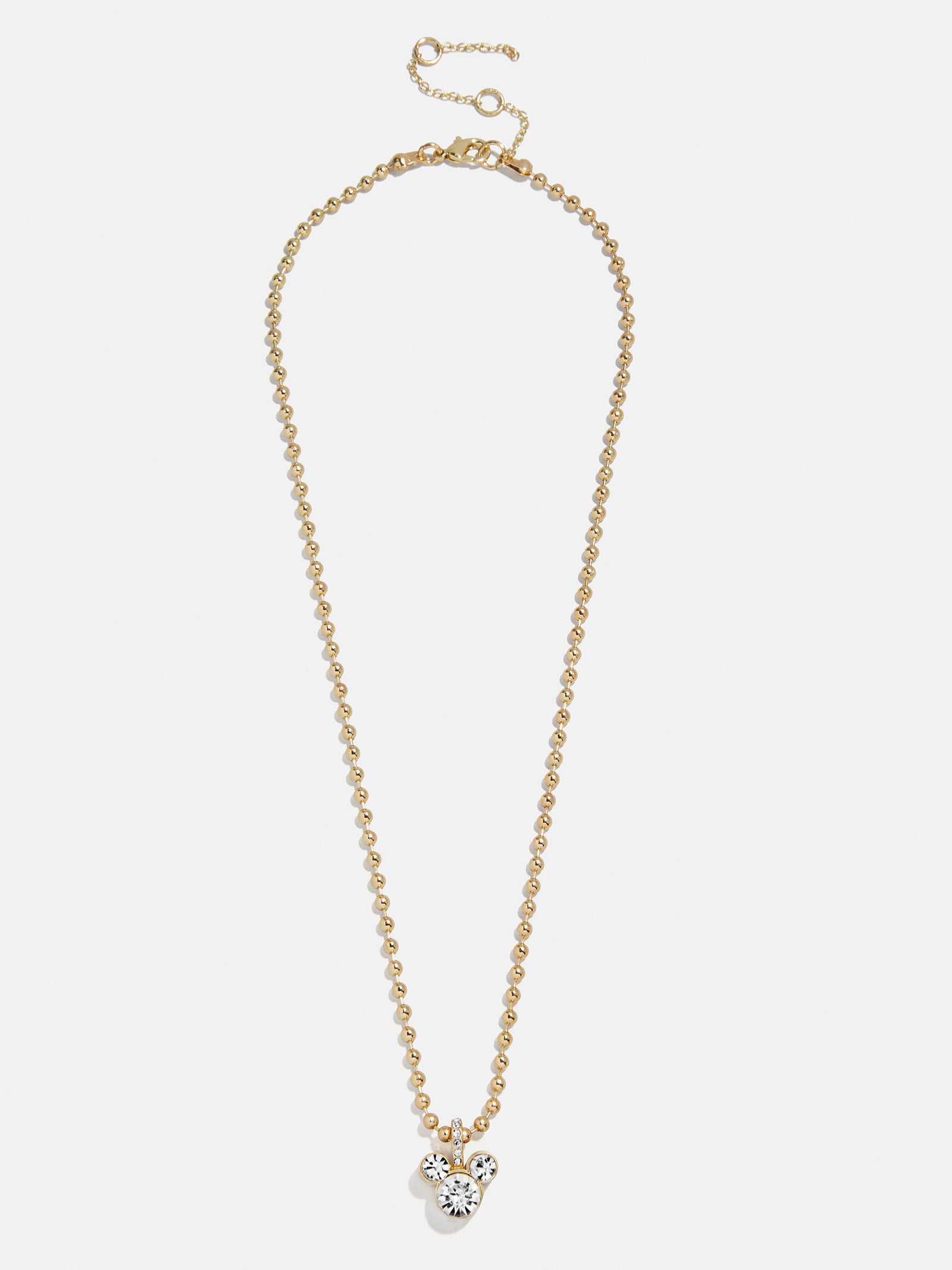 Disney Mickey Mouse Pisa Necklace - Gold/Pav?? - Image 3