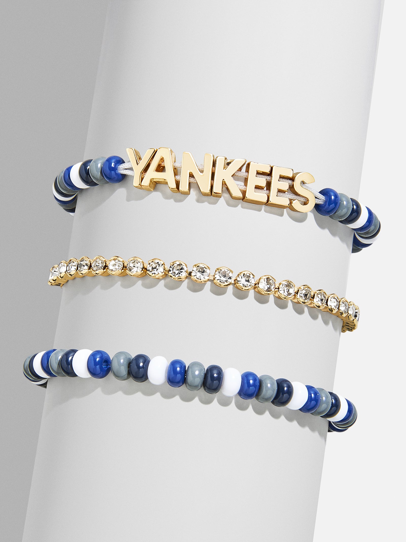 WEAR By Erin Andrews x BaubleBar New York Yankees Bracelet Set - New York Yankees - Image 2