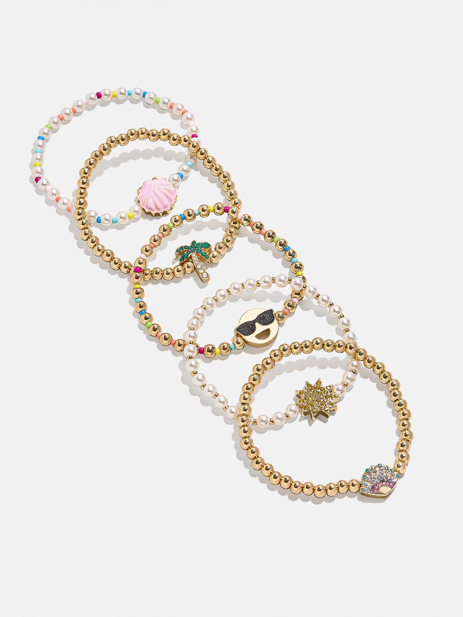 Island Time Kids' Bracelet Set - Seashell - Image 3