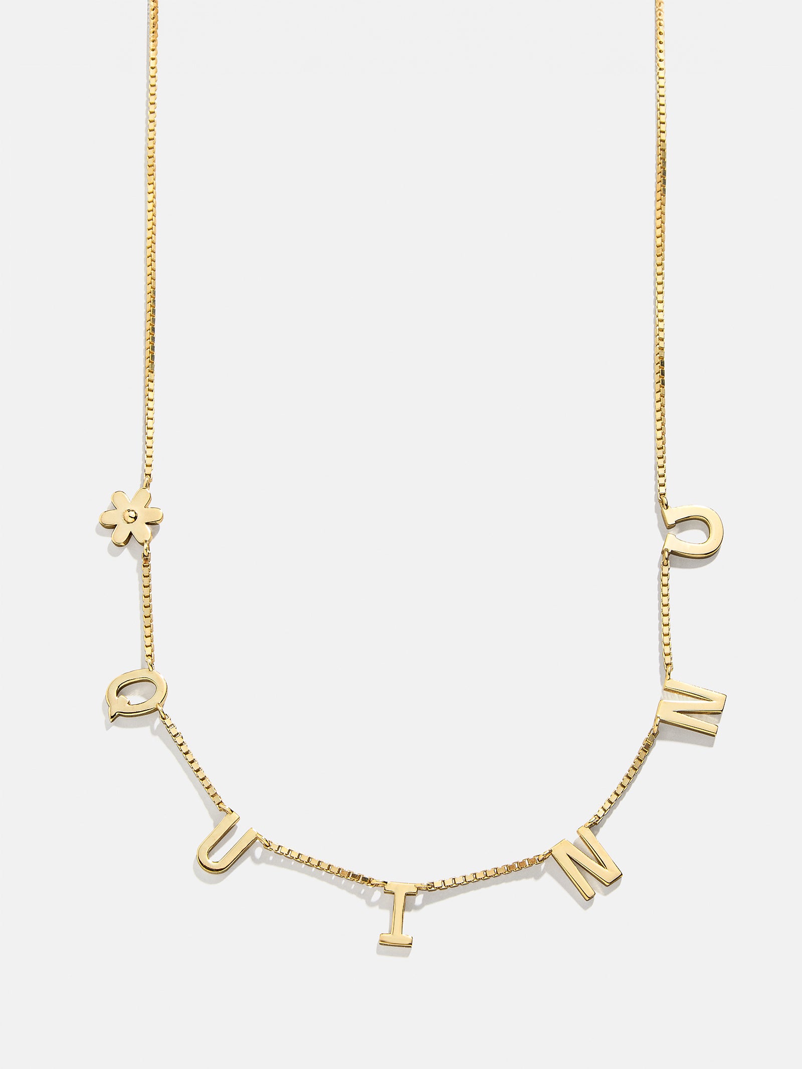 18K Gold Custom Icon Necklace - 18K Gold - Image 3