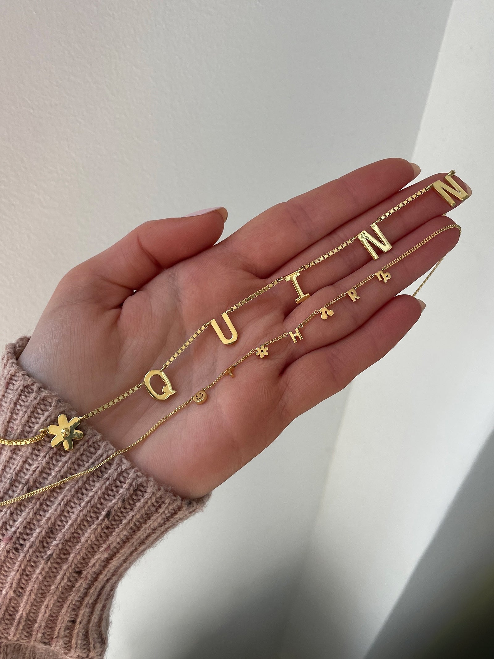 18K Gold Custom Icon Necklace - 18K Gold - Image 5