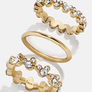 Disney Mickey Mouse Ring Set - Gold/Pav??