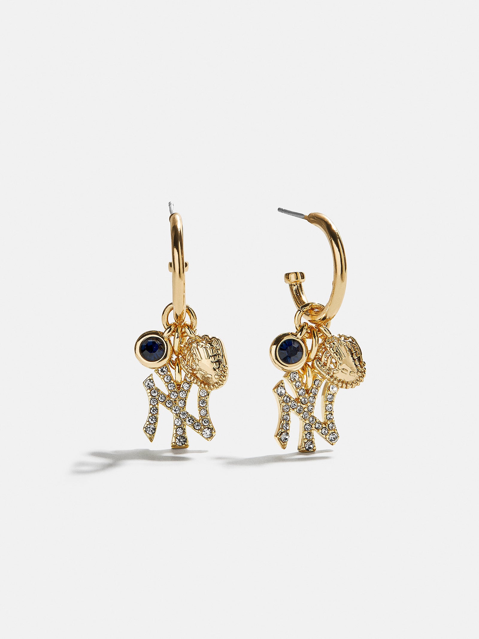 MLB Charm Earrings - New York Yankees - Image 2