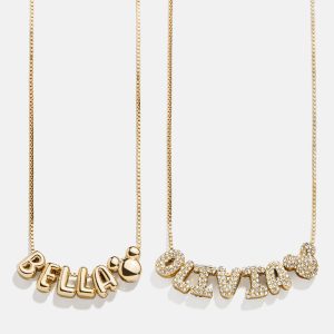 Disney Bubble Letter Custom Necklace