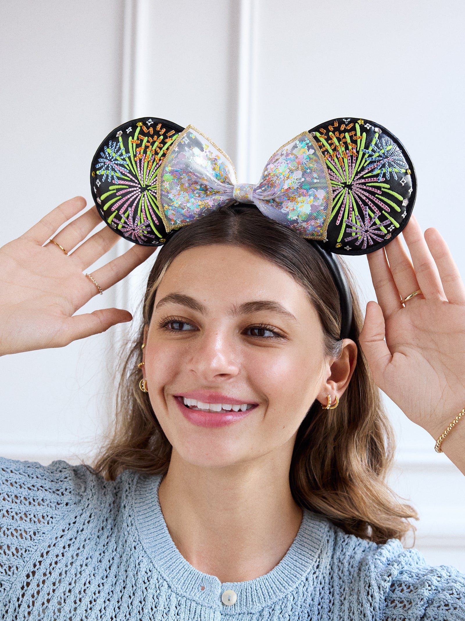 Disney Minnie Mouse Firework Ears Headband - Minnie Mouse Fireworks Ears - Image 2
