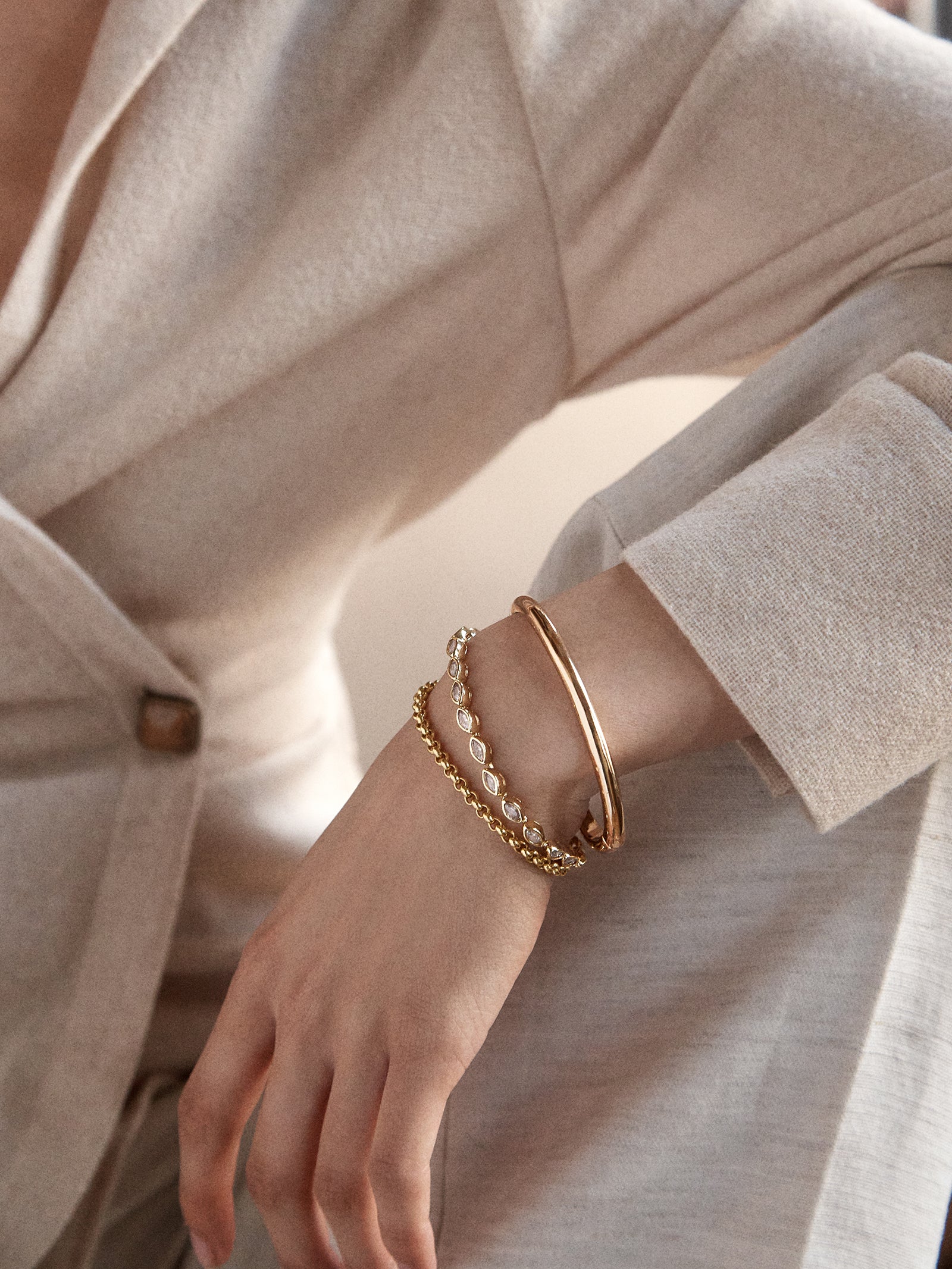 Giuliana Tennis Bracelet - Marquise Bezel - Image 2