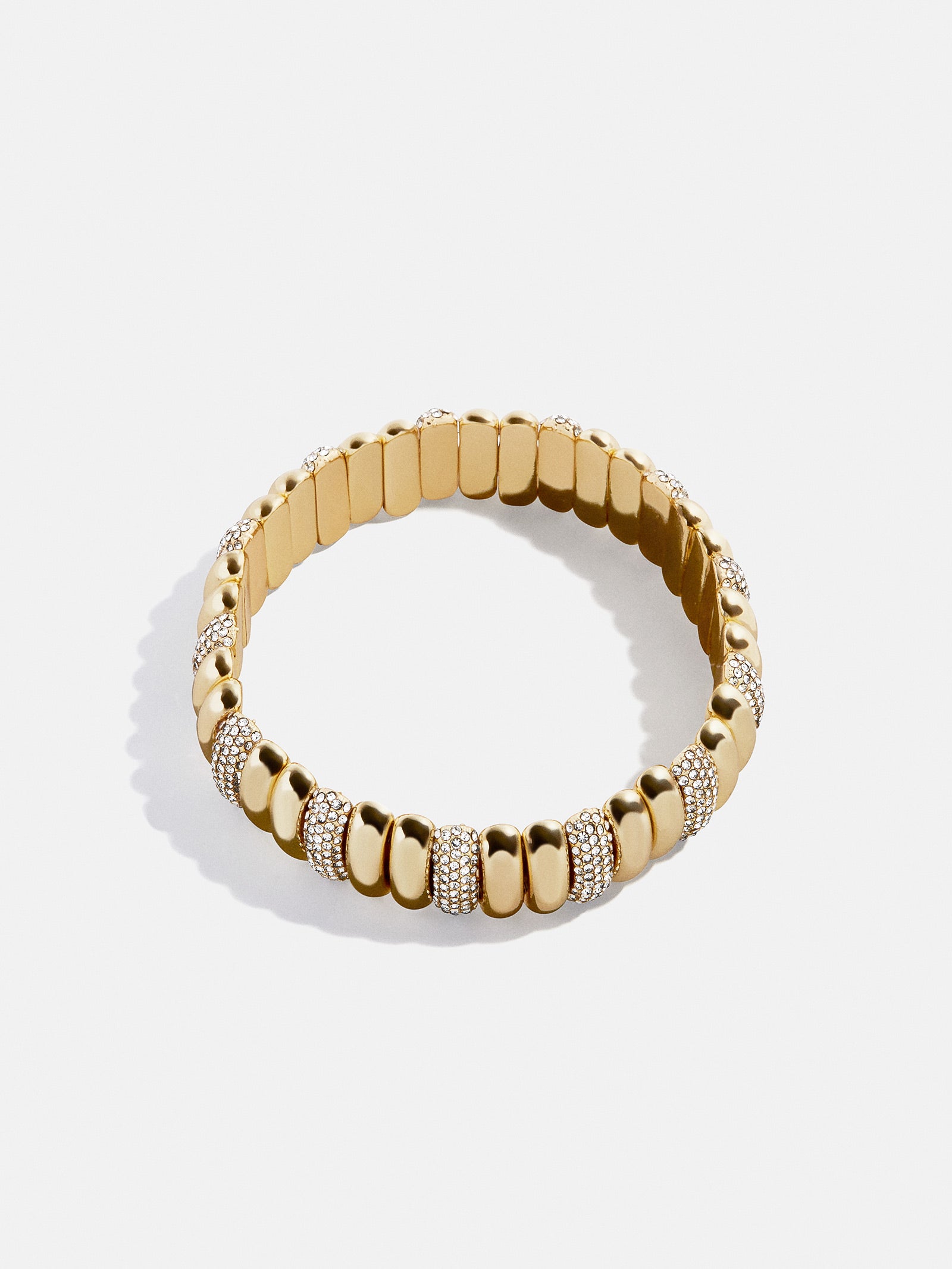 Keira Ribbed Bracelet - Gold/Pav?? - Image 4