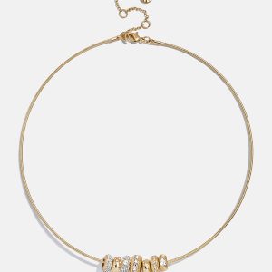 Bridget Charm Necklace - Gold/Pav??