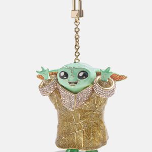 STAR WARS? GROGU? 3D Bag Charm - Gold/Green