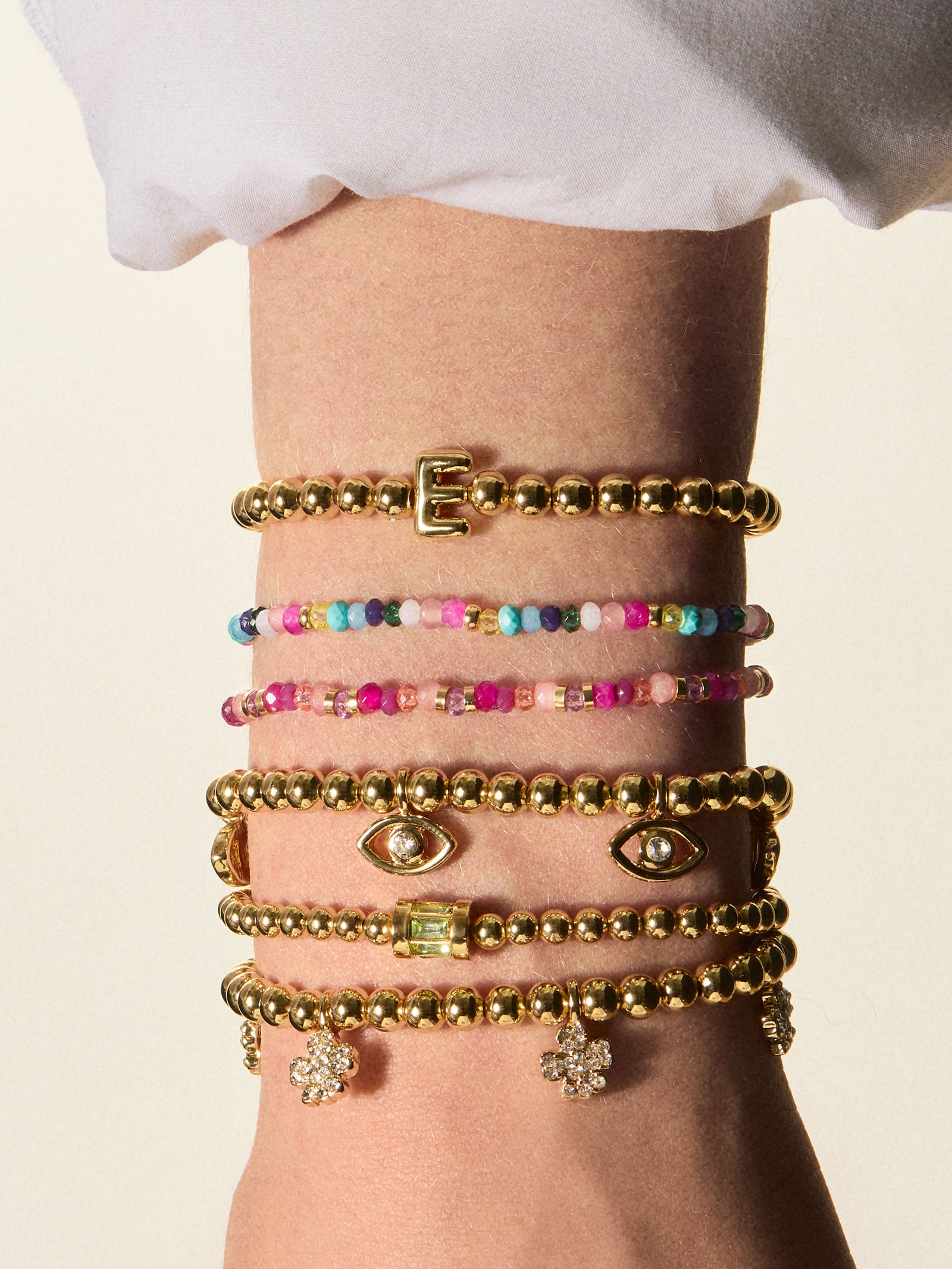 Tatum Birthstone Bracelet - Emerald - Image 3