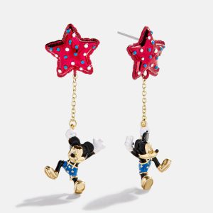 Disney Mickey Mouse Americana Star Earrings - Red. White. & Blue