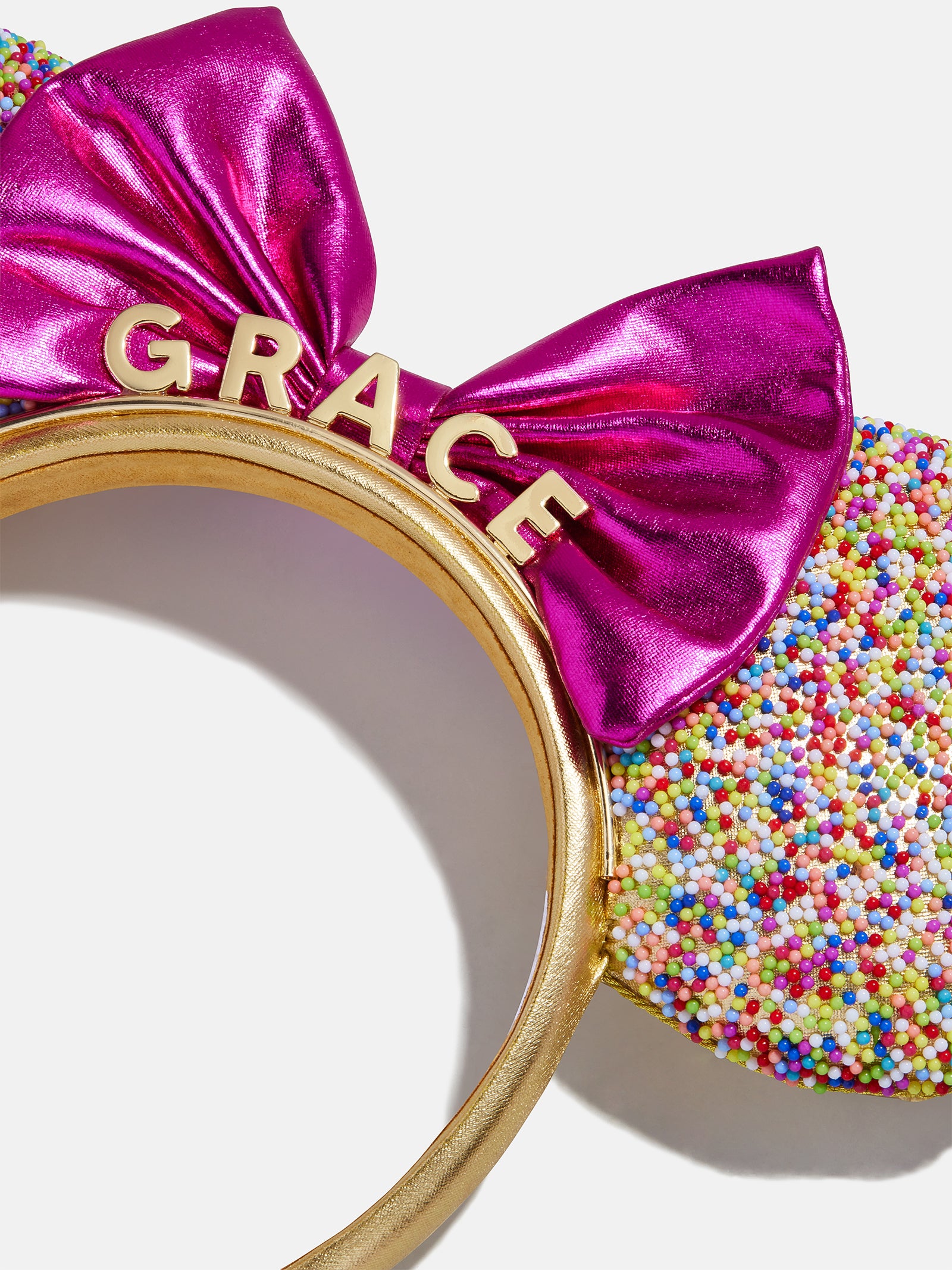 Disney Minnie Mouse Sprinkle Custom Ears Headband - Minnie Mouse Sprinkle Custom Ears - Image 3