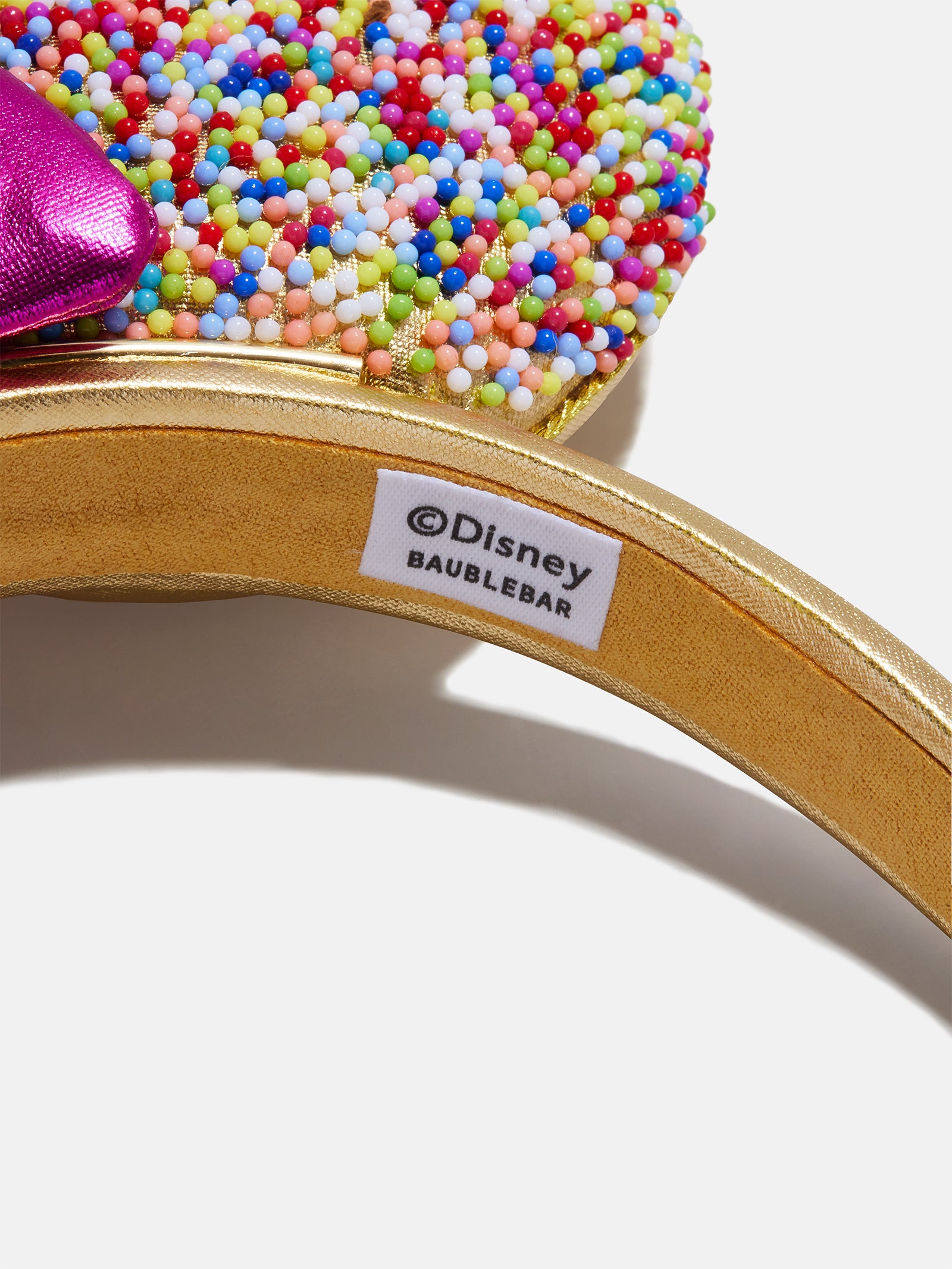 Disney Minnie Mouse Sprinkle Custom Ears Headband - Minnie Mouse Sprinkle Custom Ears - Image 5