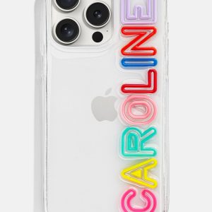 Fine Line Custom iPhone Case - Clear/Multi