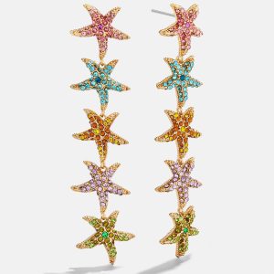 Kiana Starfish Earrings - Multi