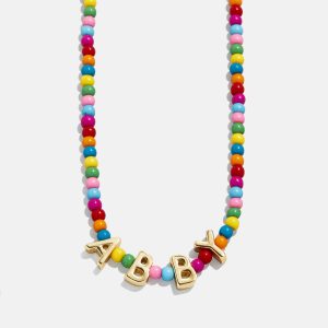 Bead Mine Kids' Custom Name Necklace - Multi