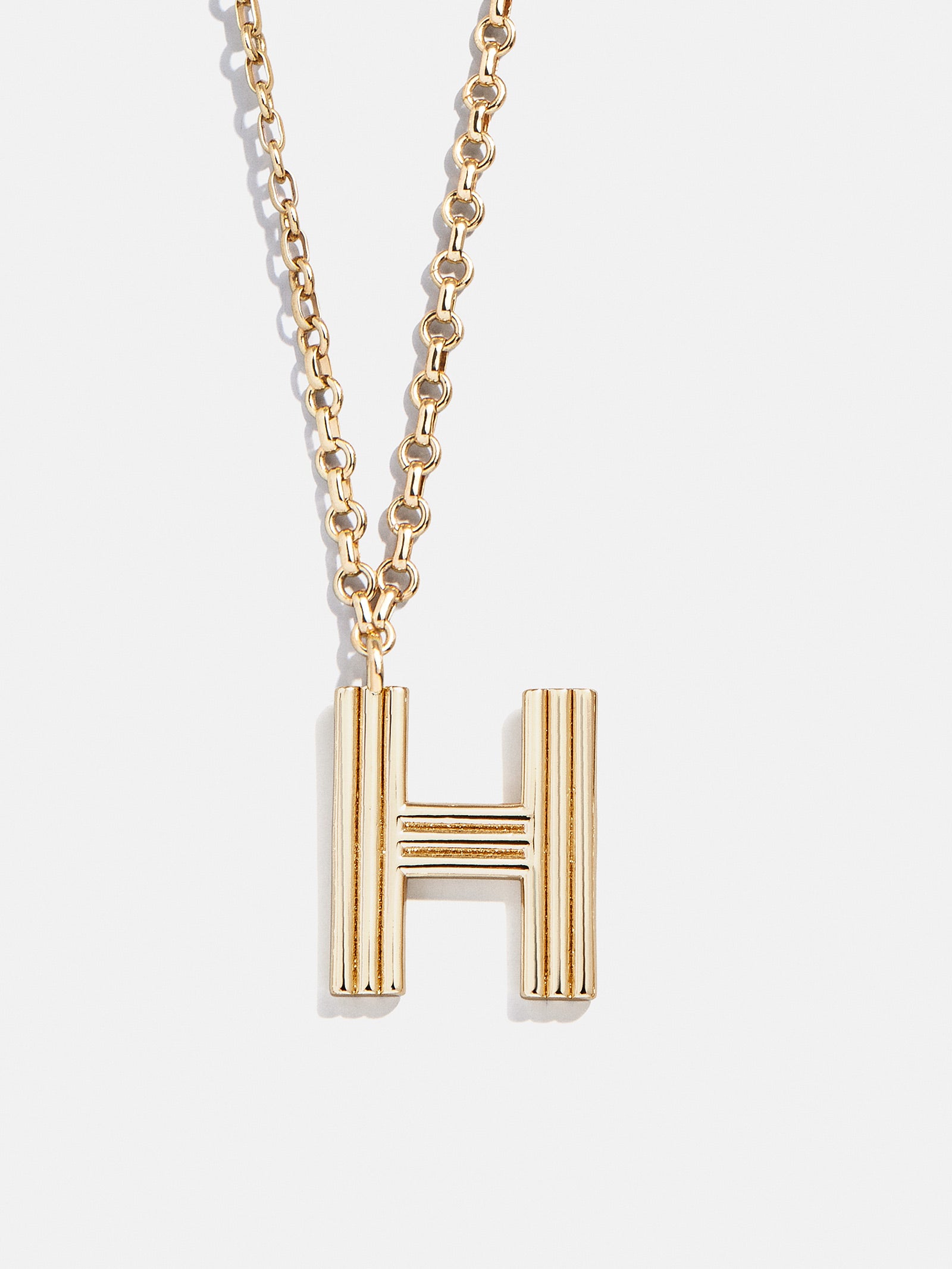 Retro Letter Initial Necklace - Gold - Image 10